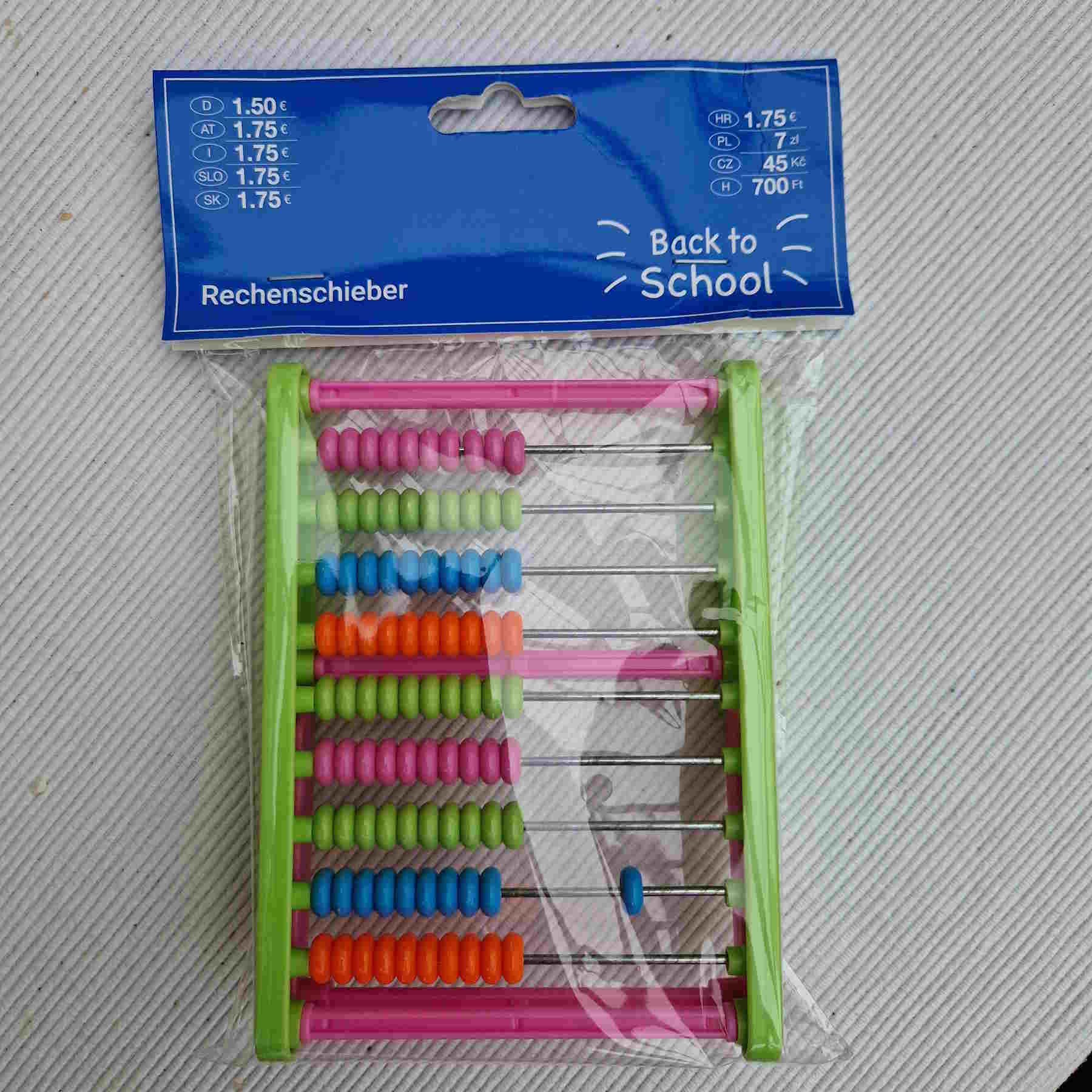 Europ�ischer Abakus der Fa. Woolworth