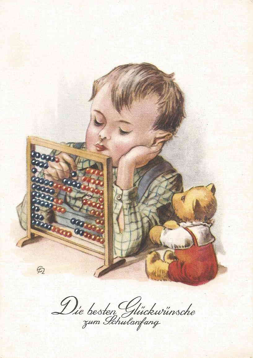 Postkarte aus der ehem. DDR ca 1953 (Vorderseite)