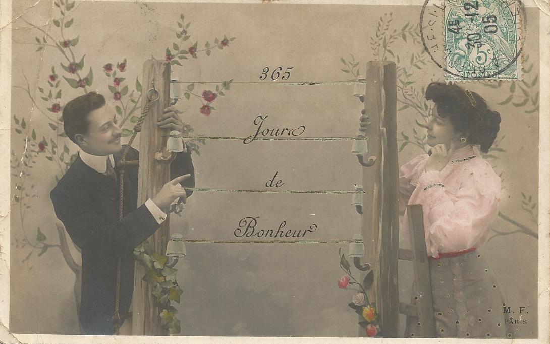 Postkarte vom 30.12.1905 (Vorderseite)