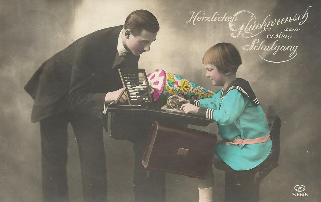 Postkarte vom 01.04.1930 (Vorderseite)