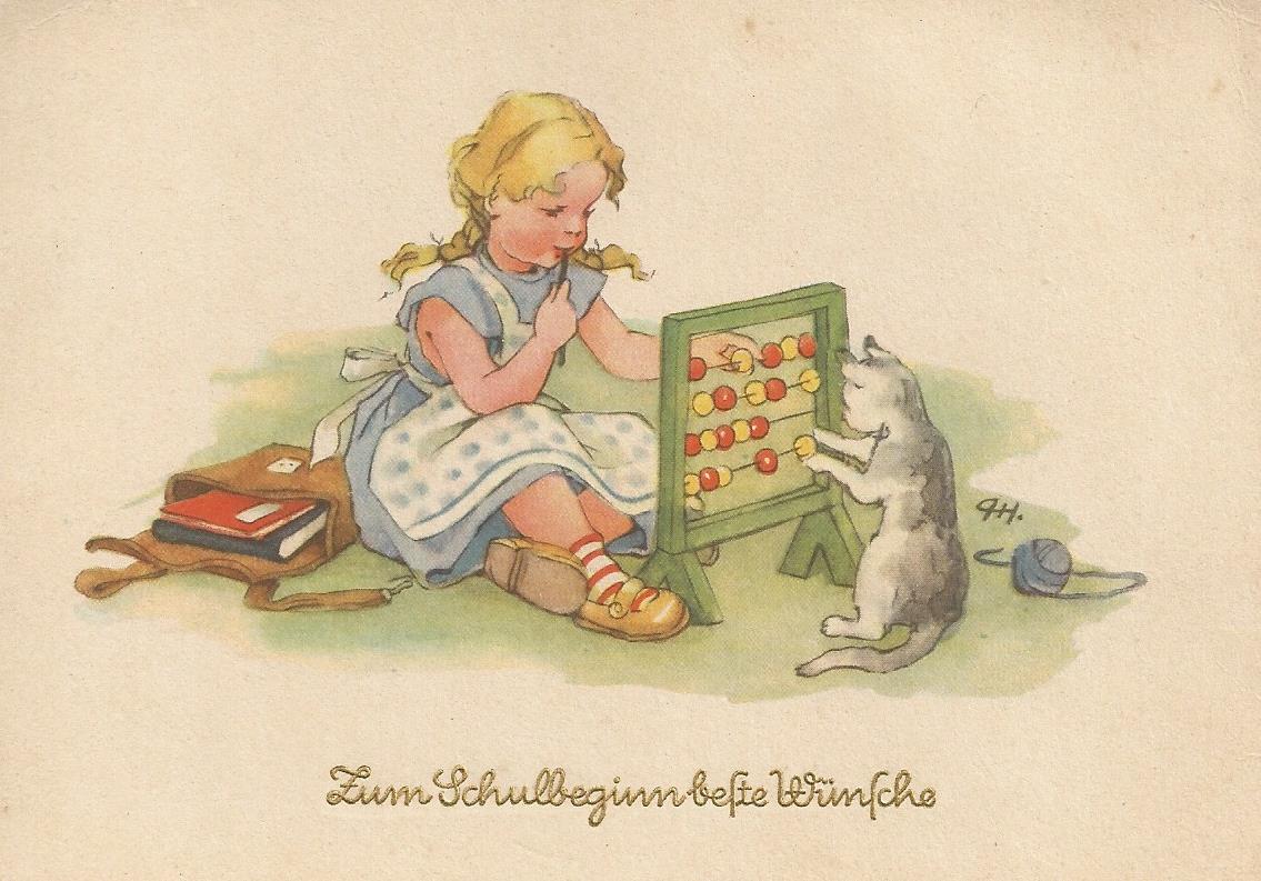 Postkarte aus der ehem. DDR ca 1953 (Vorderseite)