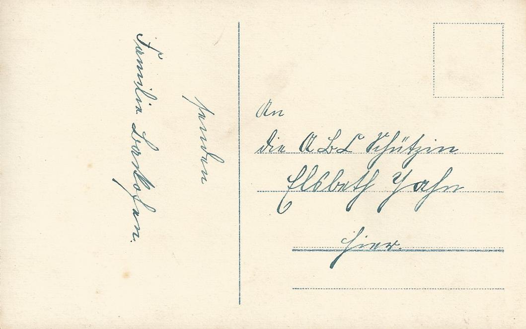 Postkarte ca. 1926 (Rckseite)