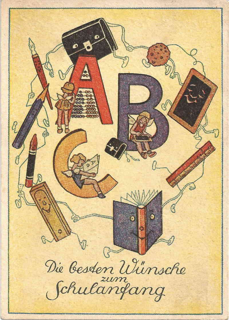 Postkarte aus der ehem. DDR (Vorderseite)
